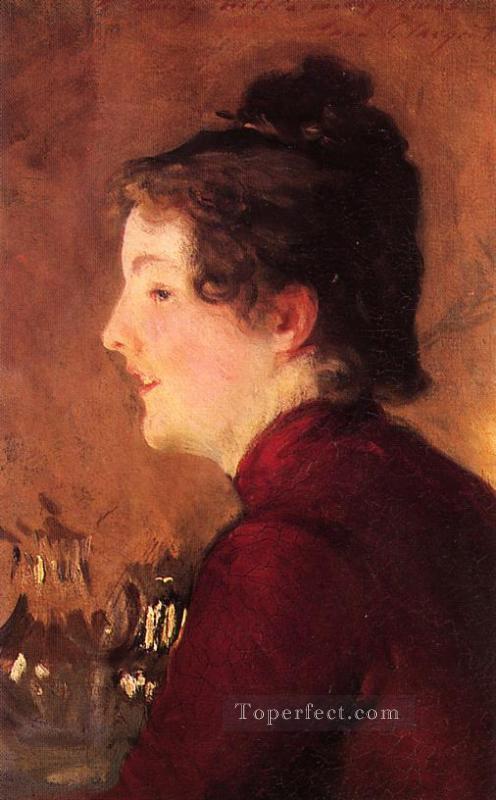 A Portrait of Violet John Singer Sargent Oil Paintings